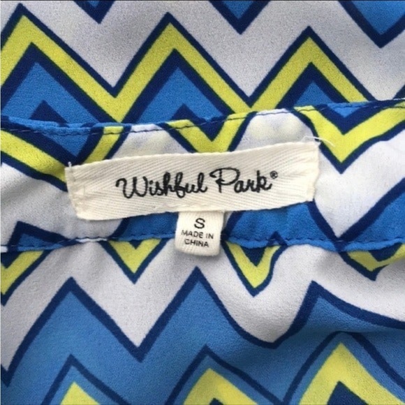 Wishful Park Multicolor V-Neck Blouse Size S - Picture 7 of 7